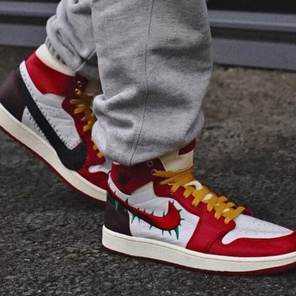 Nike Air Jordan 1 Zoom Comfort 2 x Teyana Taylor Gym Red FJ0604-601 6 US 36.5 EU - Picture 2 of 14